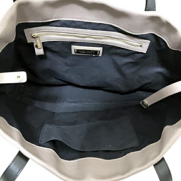 Jimmy Choo White Star Studded Embossed Leather Tote Bag - Picture 6 of 9